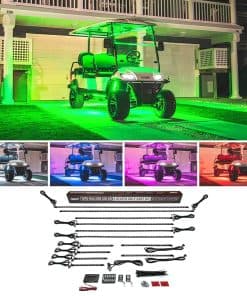 Kit de Iluminación LEDGlow de 12 Piezas Multicolor para