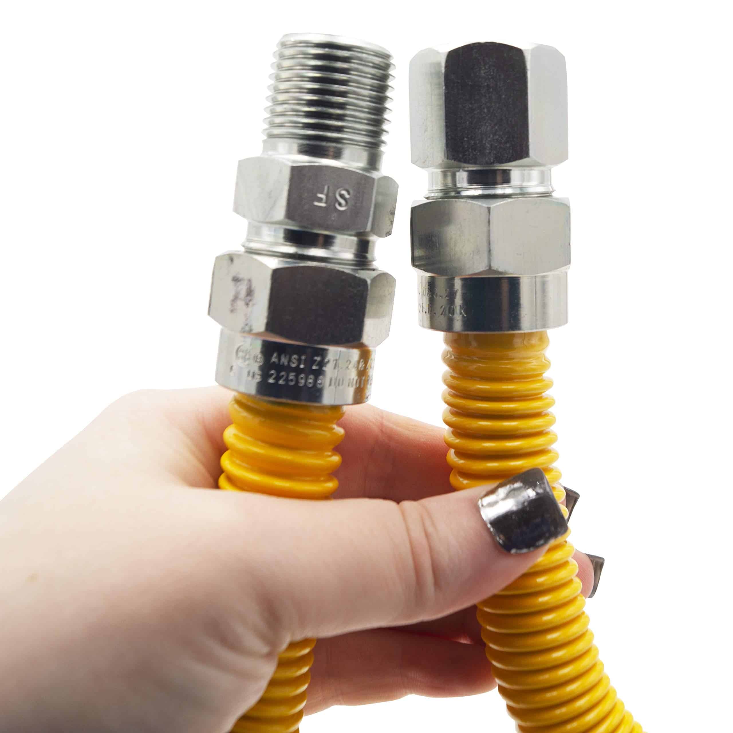 Conector de línea de gas para estufa de 2 pies Supplying - Imagen 5