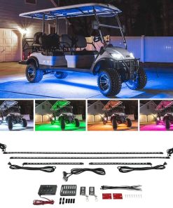Kit de Iluminación LEDGlow de 4 piezas para Carrito de Golf