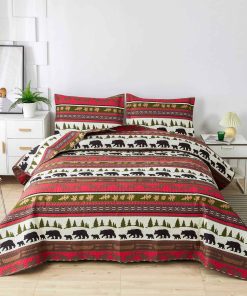 Juego de edredón MINCHI Lodge Tamaño completo/queen Rústico