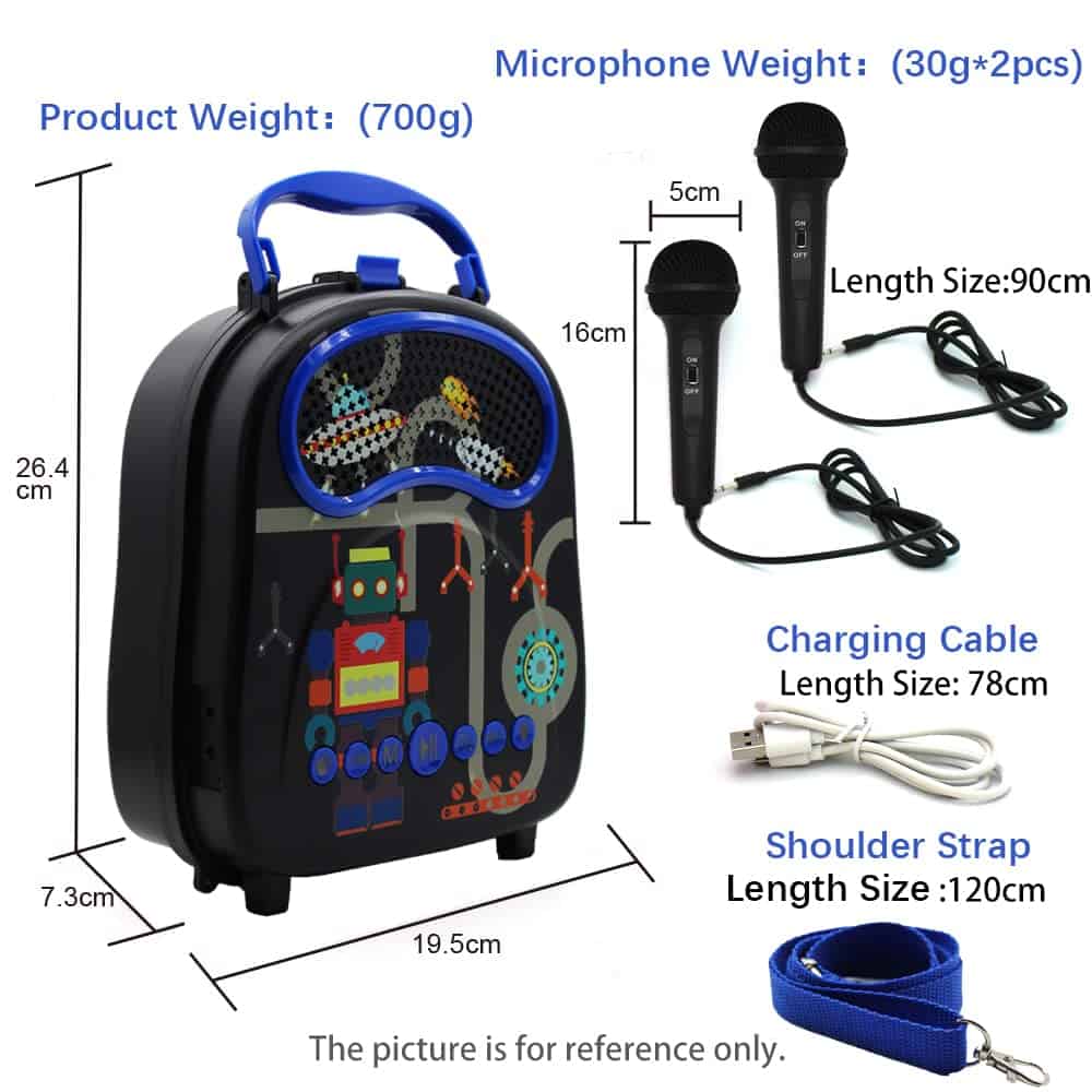 Máquina de Karaoke para Niños y Niñas con 2 Micrófonos - Imagen 8