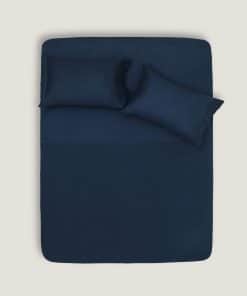 Juego de Sábanas de Lino Puro TOSMO, Juego de Cama 100%