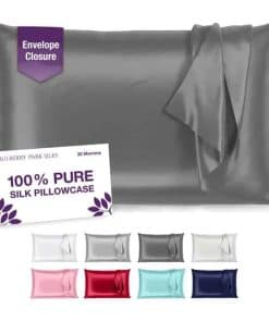 Funda de Almohada de Seda Mulberry Park 30 -Gunmetal