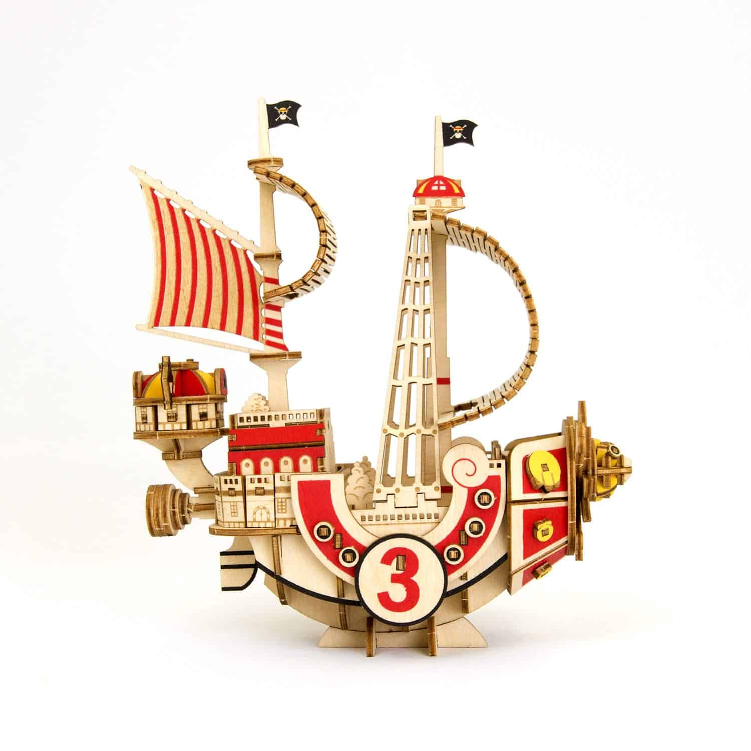 ki-gu-mi Maqueta del Barco Thousand Sunny de One Piece - - Imagen 10