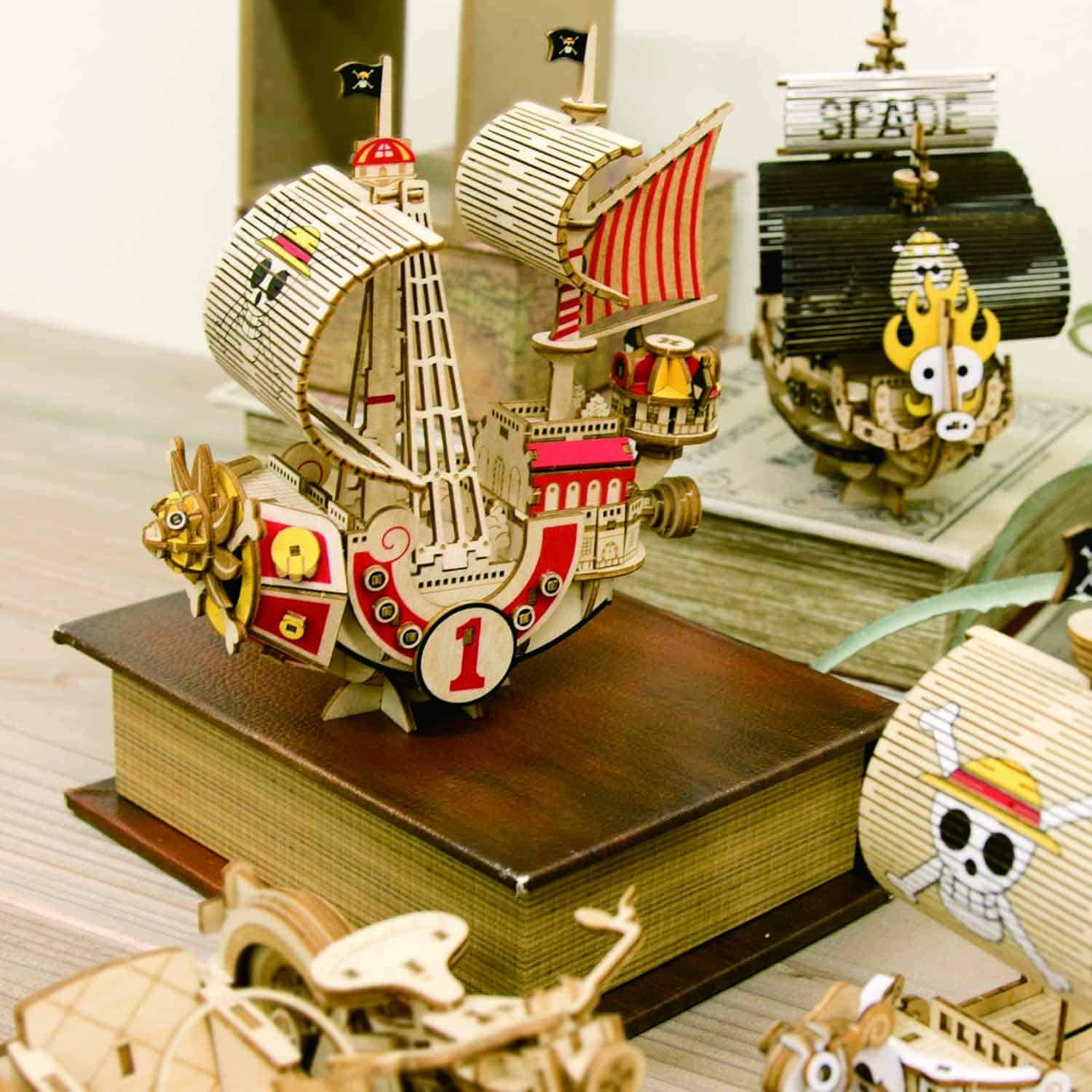 ki-gu-mi Maqueta del Barco Thousand Sunny de One Piece - - Imagen 5