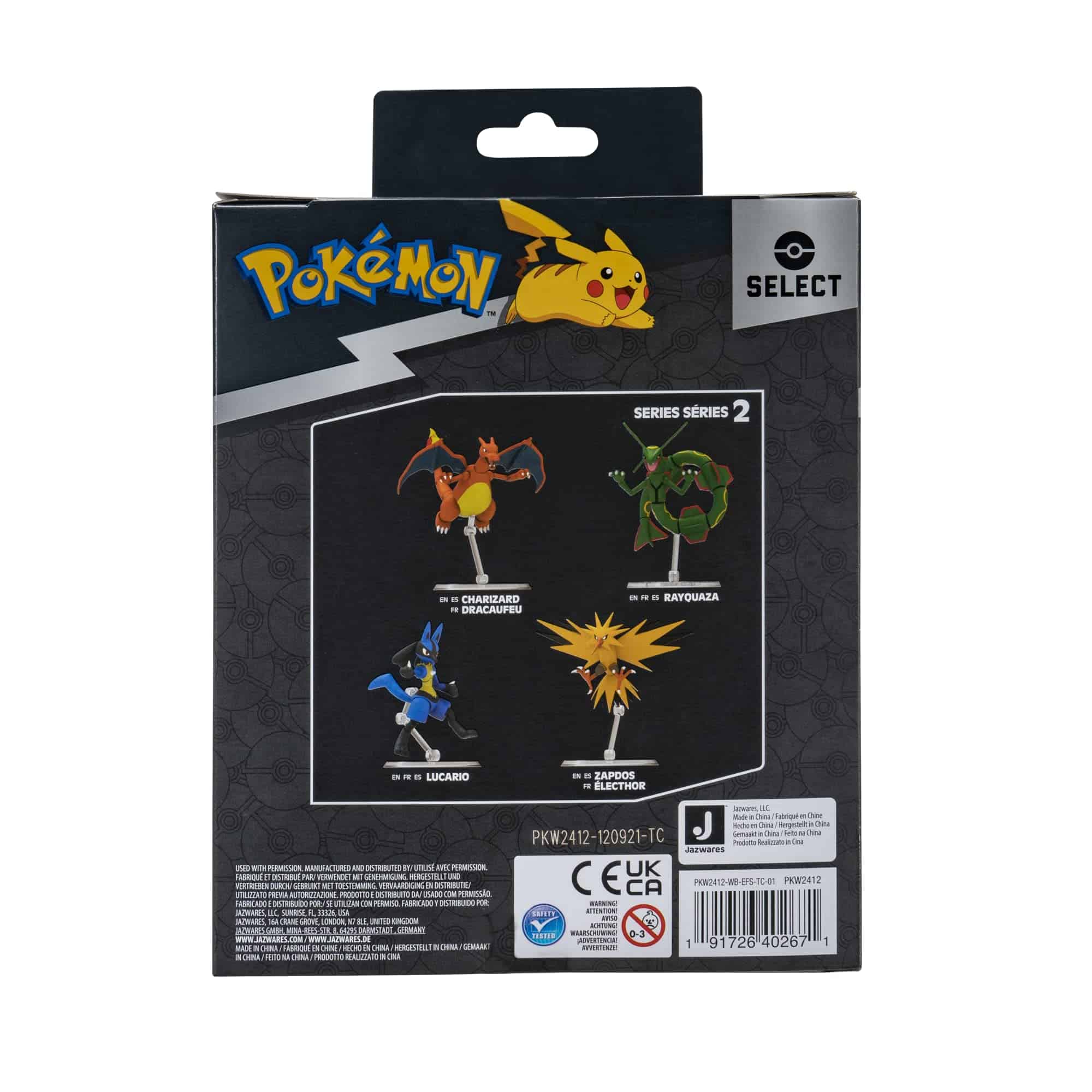 Figura Superarticulada Pokemon Select de 6 pulgadas Zapdos - Imagen 4