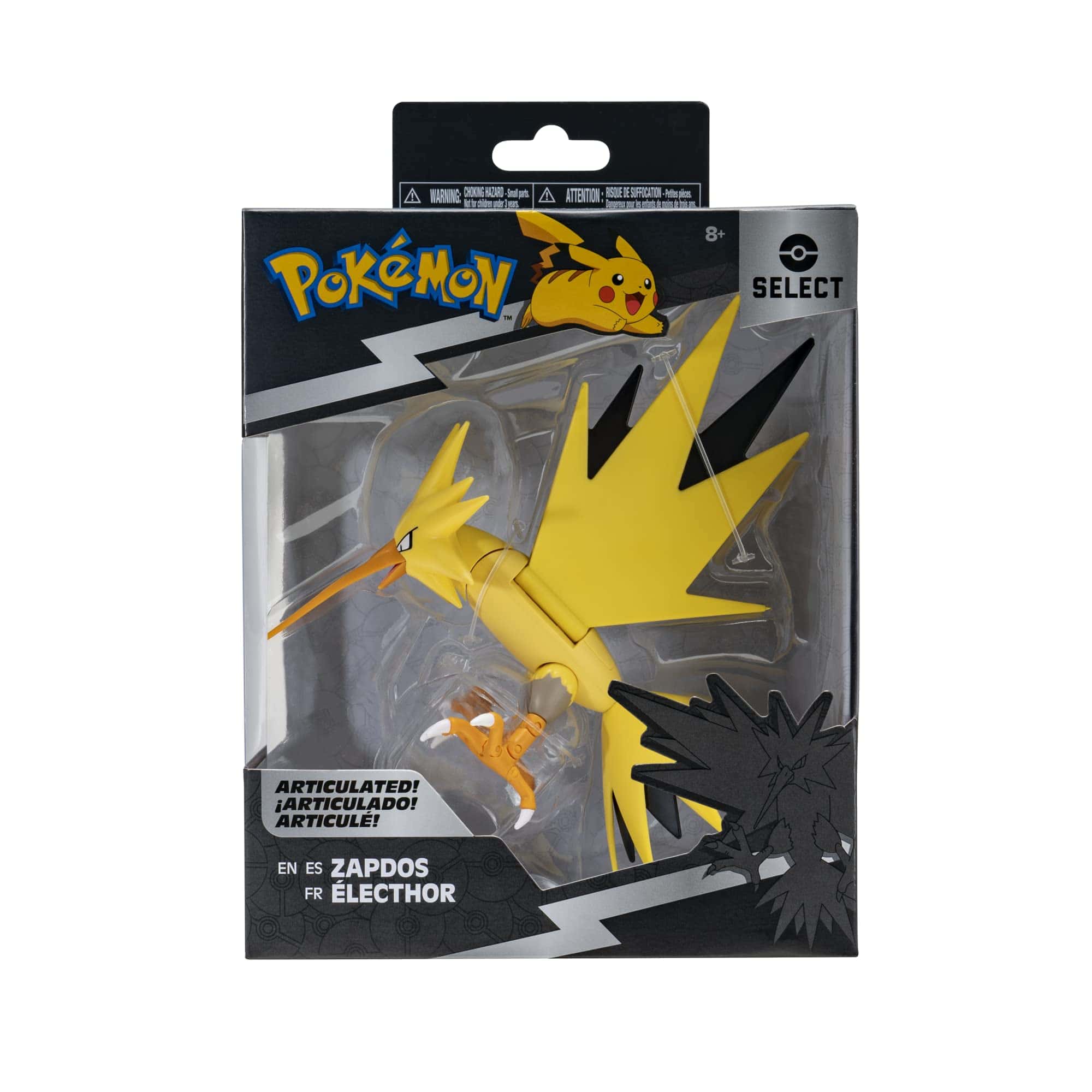 Figura Superarticulada Pokemon Select de 6 pulgadas Zapdos - Imagen 3