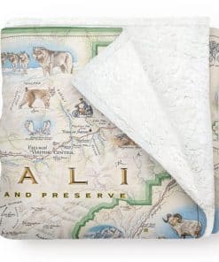 Manta de Felpa del Parque Nacional Denali - Arte Original