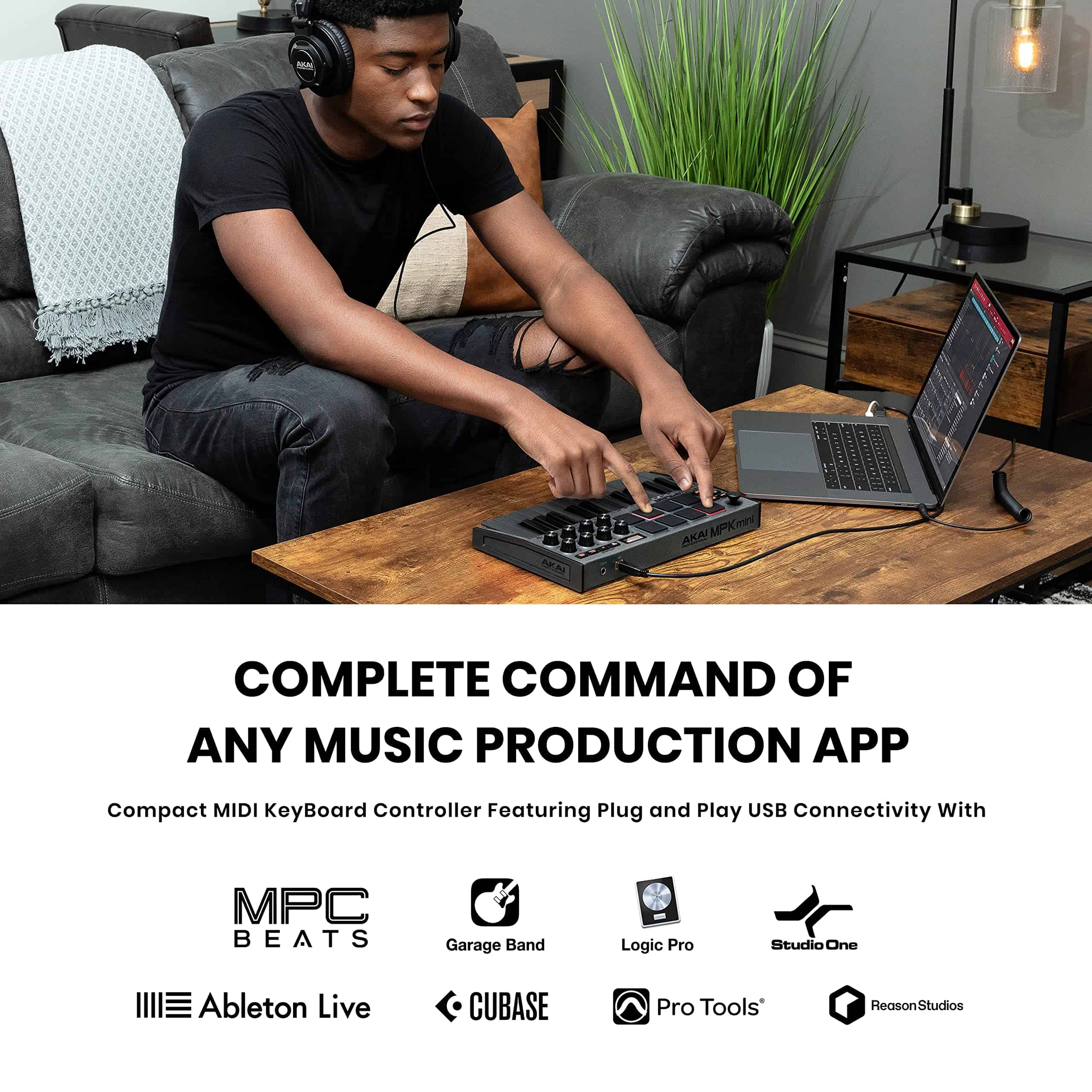 AKAI Professional MPK Mini MK3 - Controlador de teclado - Imagen 3
