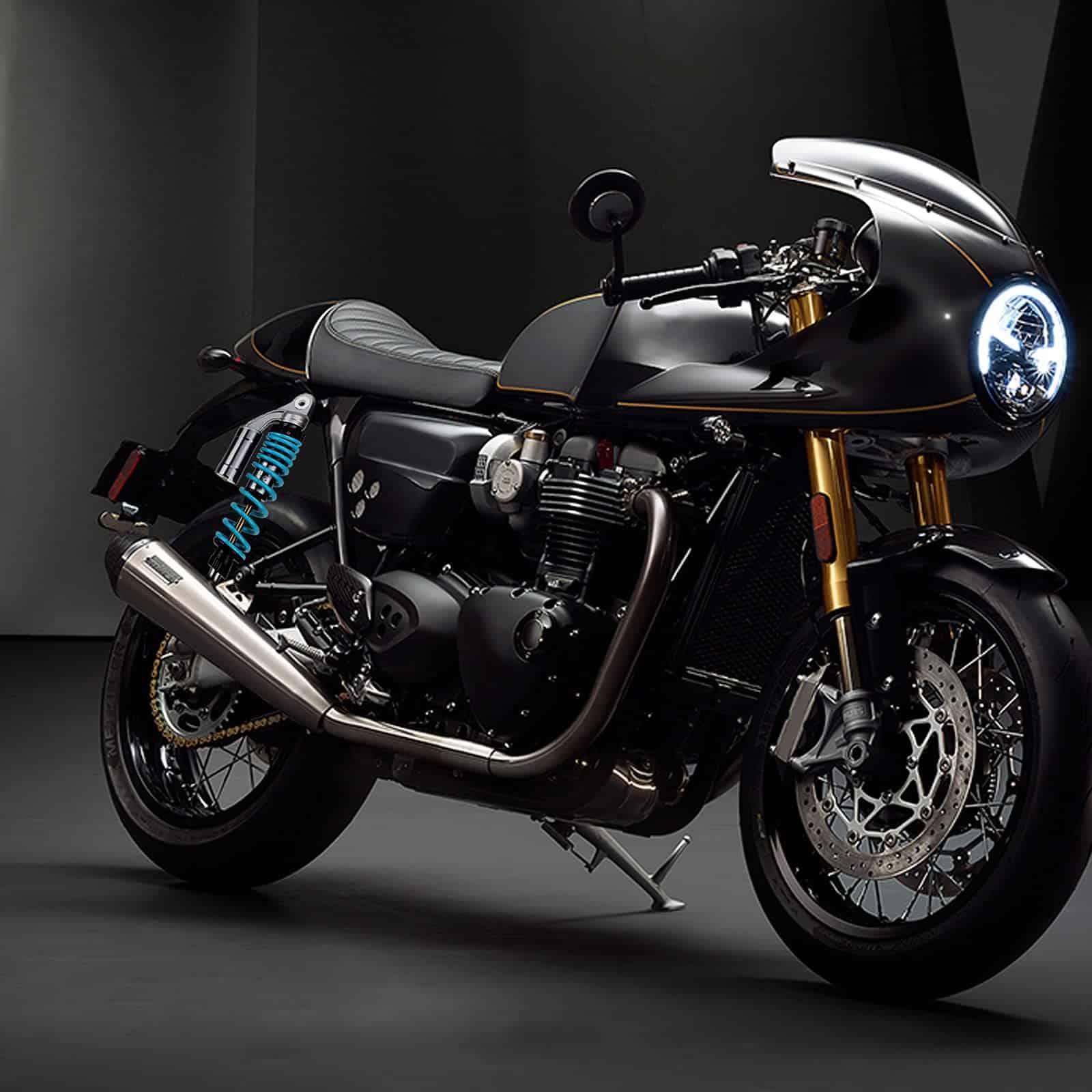 2PCS Amortiguadores Traseros de Motocicleta Universales de - Imagen 3