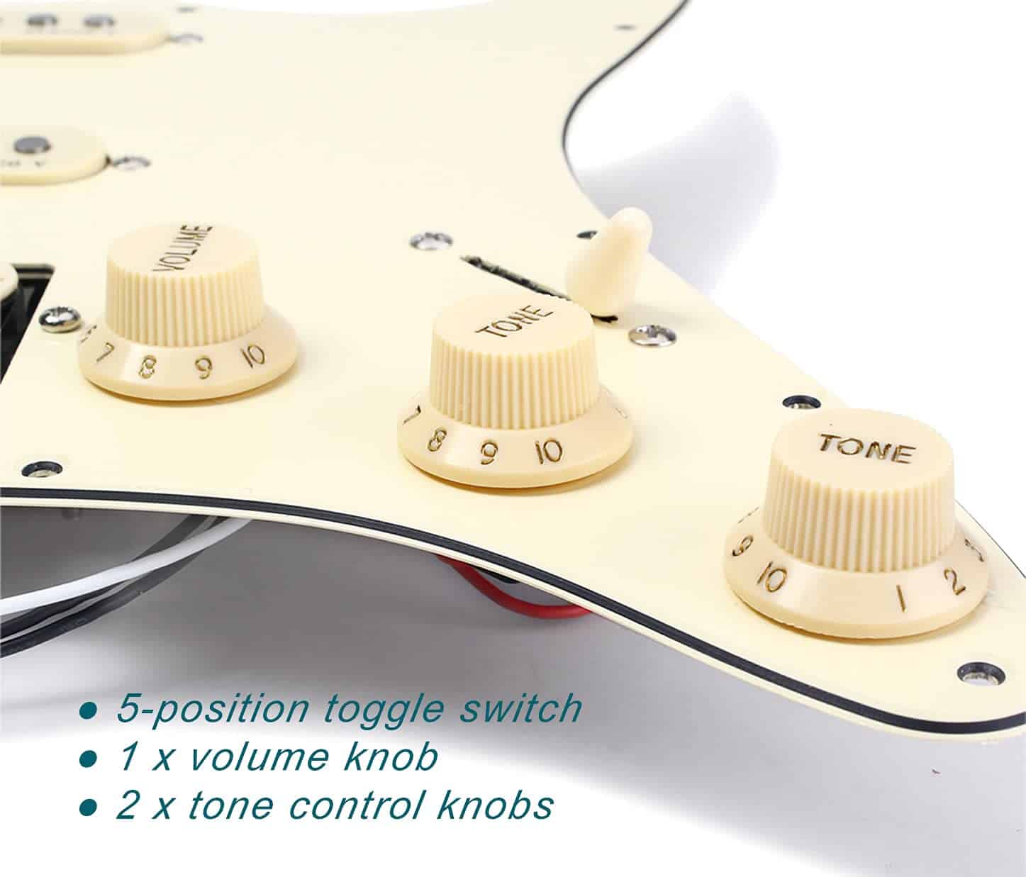 Pickguard de Guitarra Eléctrica LAMSAM Prewired con - Imagen 3