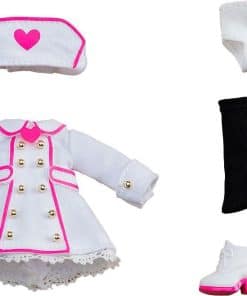Conjunto de Traje de Enfermera (Blanco) para Figura