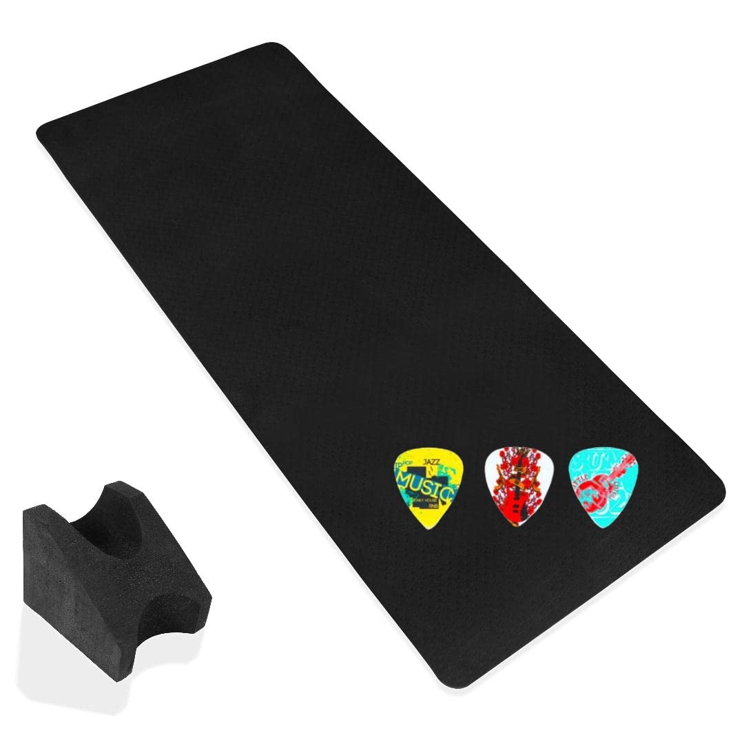 SPLENDIDMODE Tapete de Trabajo para Guitarra y 2 Soportes