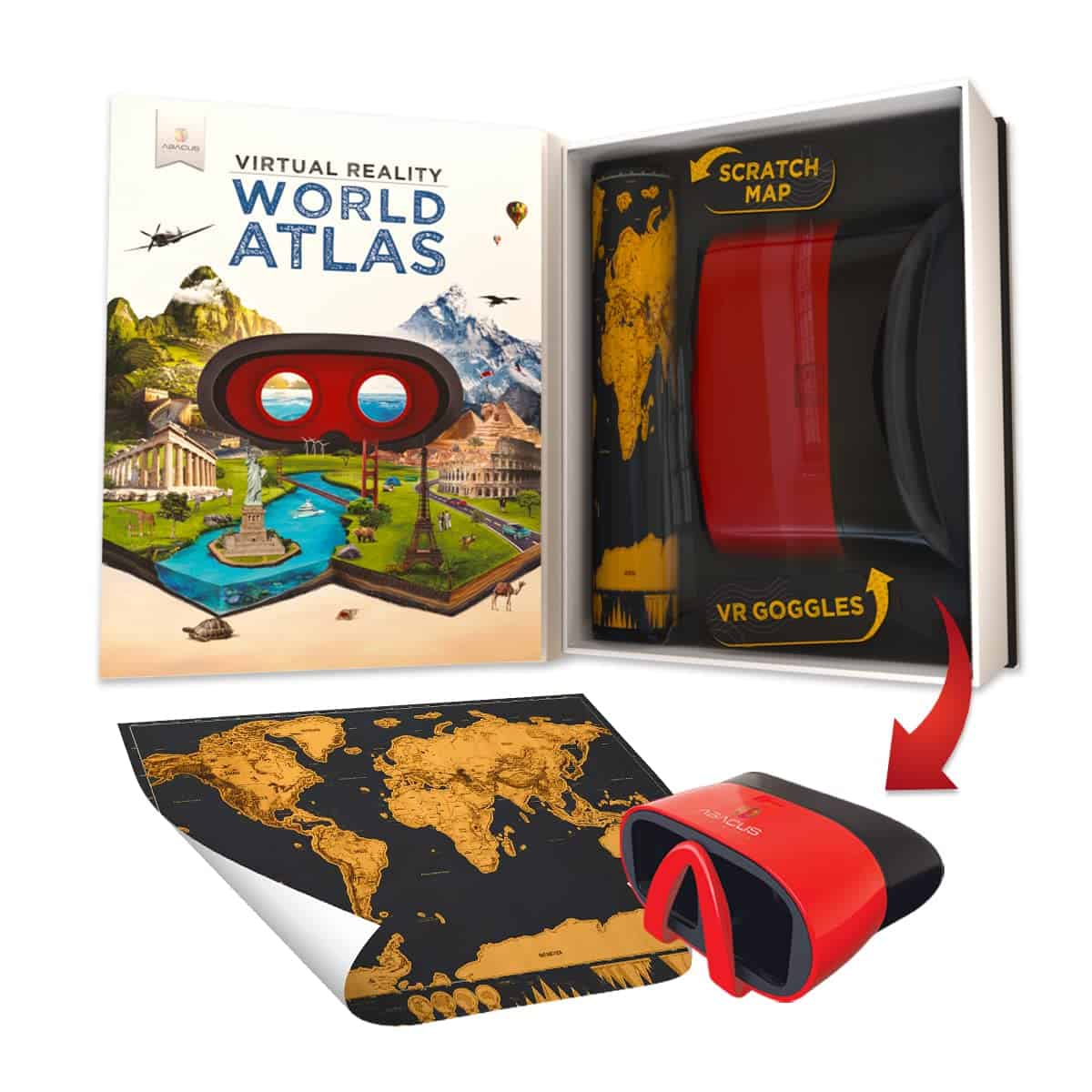 Abacus Brands Virtual Reality World Atlas Gift Box - Atlas - Imagen 3