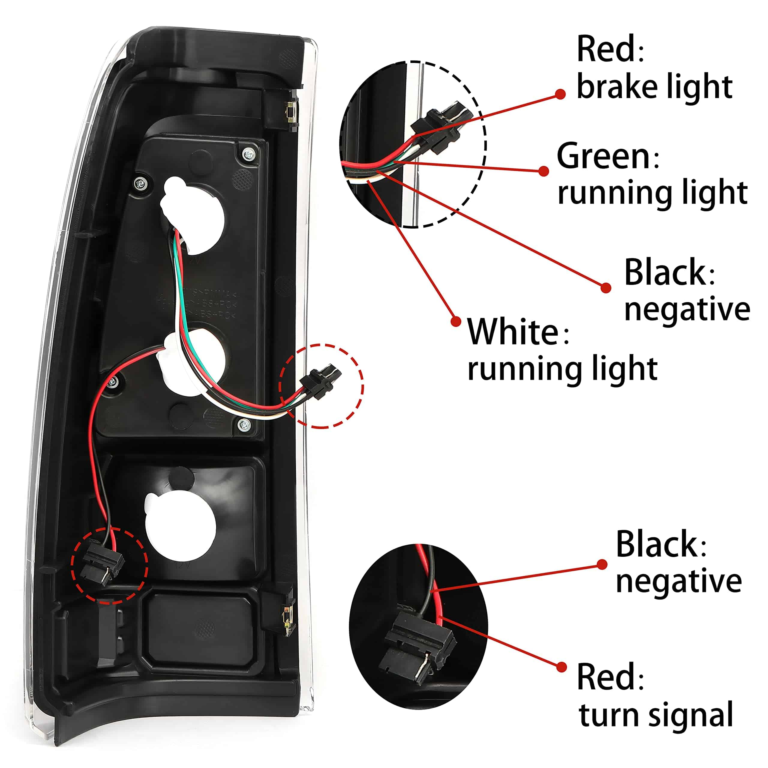 Kojem Luces traseras LED compatibles con 1999-2006 Chevy - Imagen 4