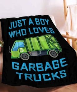 Manta para Niño Amante de los Camiones de Basura Mantas