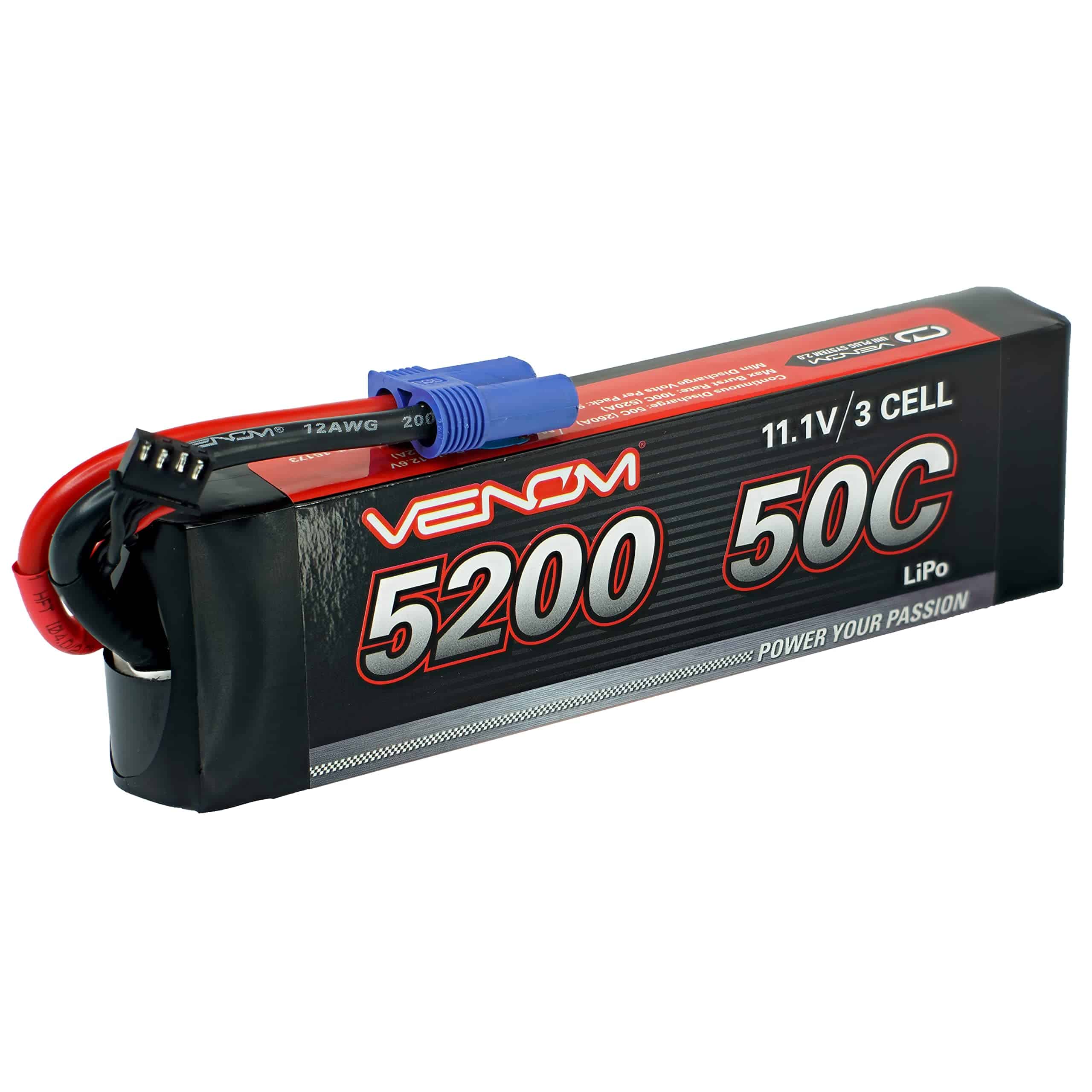 Batería LiPo Venom Drive Series 50C 3S - 5200mAh 11.1V,