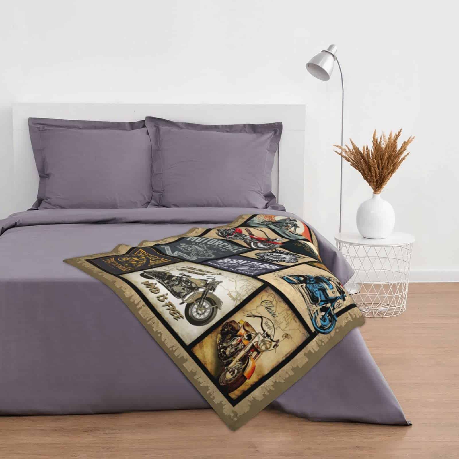 Manta de moto regalos para hombres y mujeres Manta para - Imagen 6