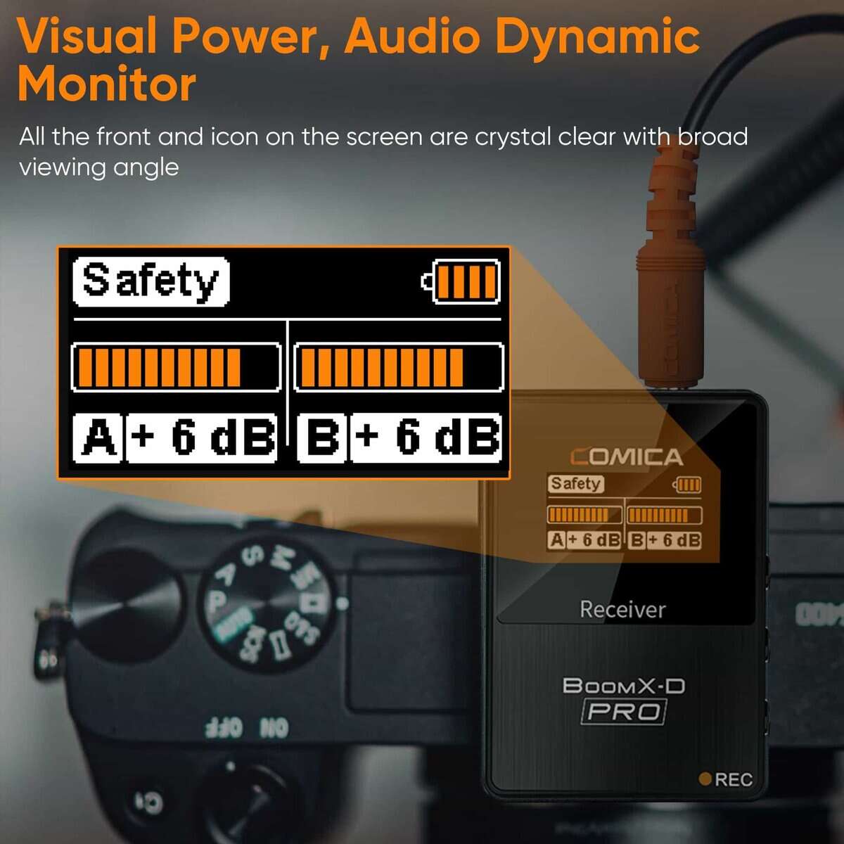 COMICA BoomX-D2 PRO Micrófono Lavalier Inalámbrico, - Imagen 7