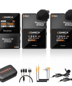 COMICA BoomX-D2 PRO Micrófono Lavalier Inalámbrico,