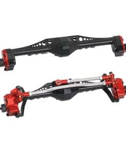 Juego de Ejes de Portal Delantero y Trasero de -Rojo y Negro