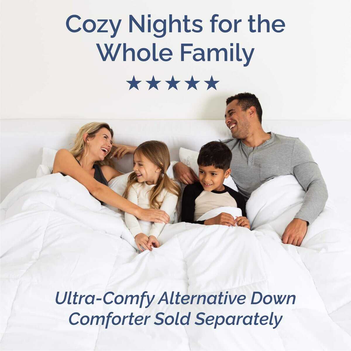 Juego de sábanas de tamaño Cal King de 4 -Tan Jaspeado - Imagen 8