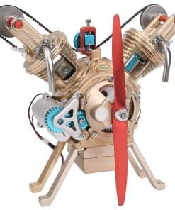 Kit de Ensamblaje de Motor de 2 Cilindros Modelo de