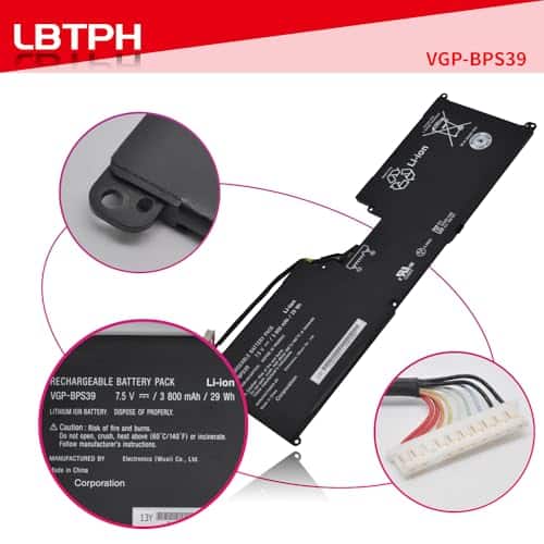 Batería LBTECH VGP-BPS39 para Sony Vaio Tap 11 11.6" - Imagen 4