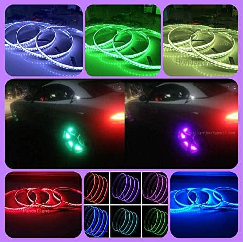 Hundalights 17.5'' Luces de Anillo de Rueda de Cambio de - Imagen 3