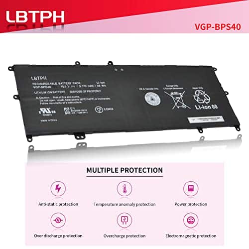 Batería LBTECH VGP-BPS40 para Sony VAIO Flip SVF 14A 15A - Imagen 6