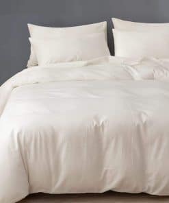 Juego de Funda de Edredón de Algodón de Grapado Extra Largo