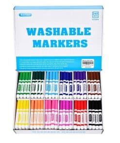 Marcadores Lavables a Granel Rarlan, Marcadores para Niños,