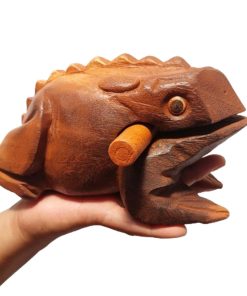 Cozinest Extra Large 9" Wood Frog Guiro Rasp Percussion