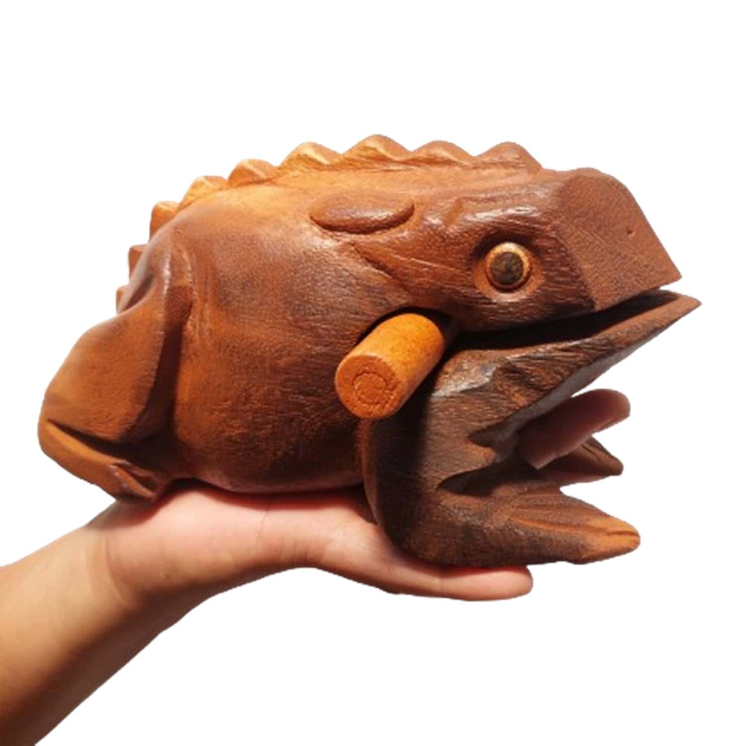 Cozinest Extra Large 9" Wood Frog Guiro Rasp Percussion