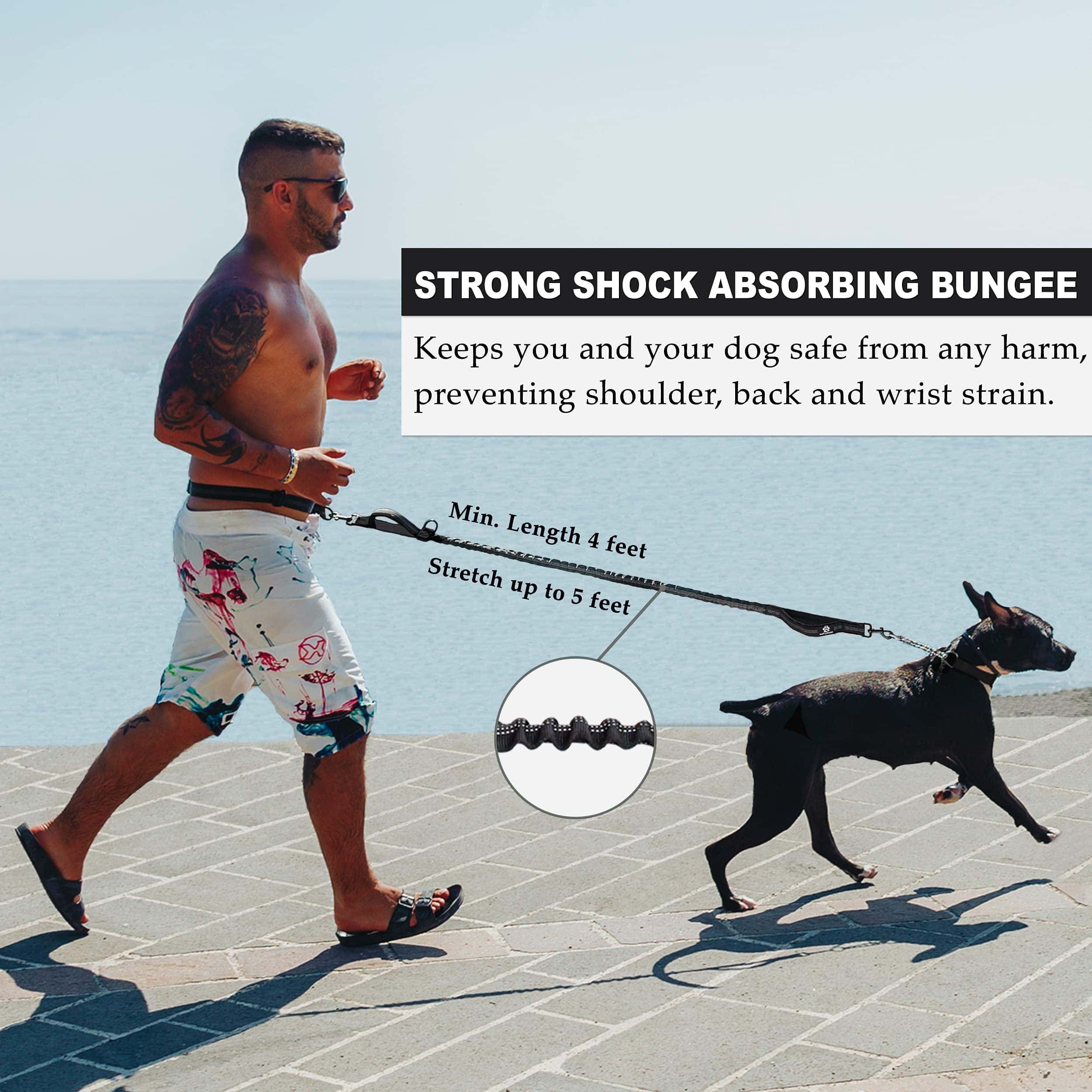 Correa de perro manos libres Chunky Paw para perros - Imagen 7