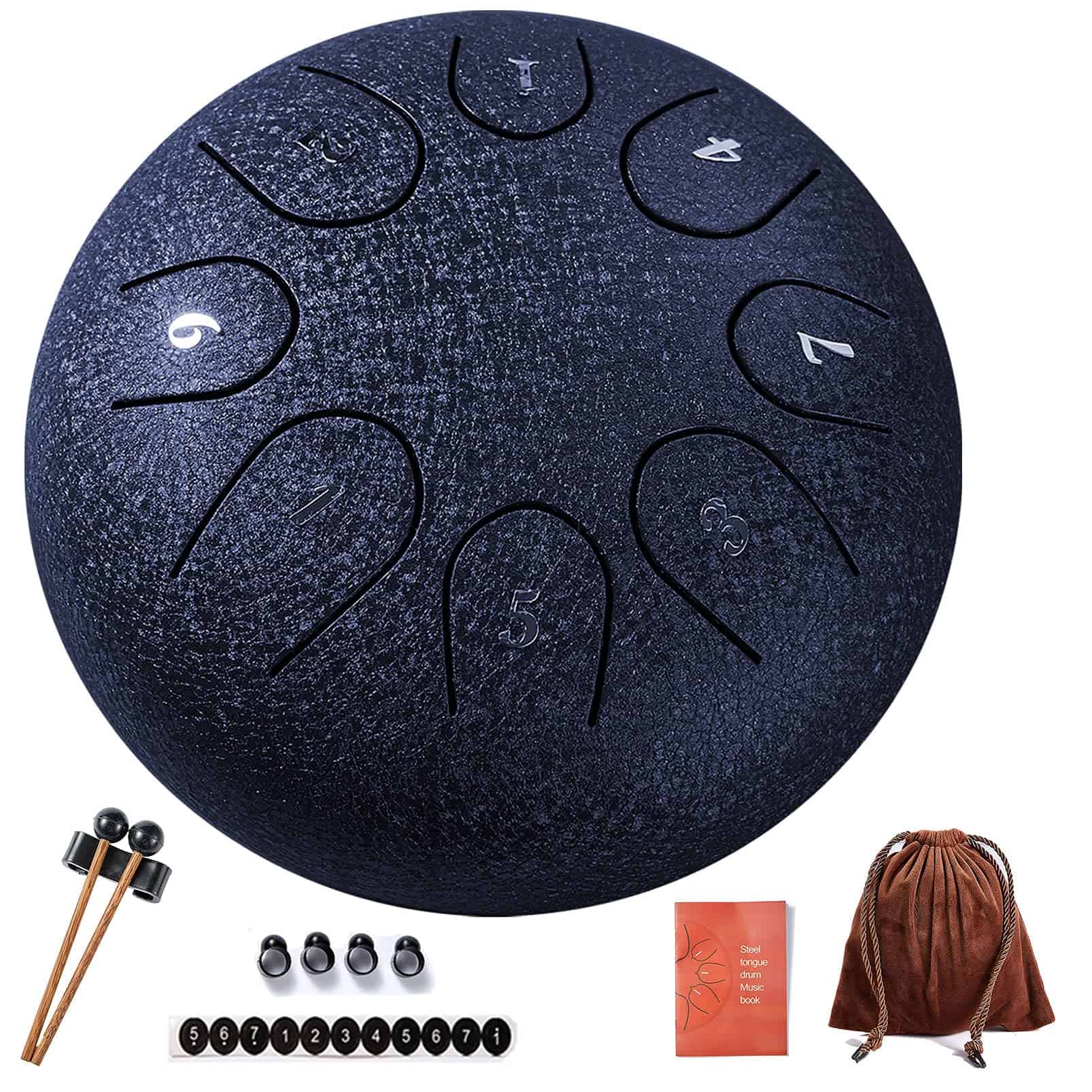 Tambor de Lengua de Acero 8 Notas 6 Pulgadas Instrumento de