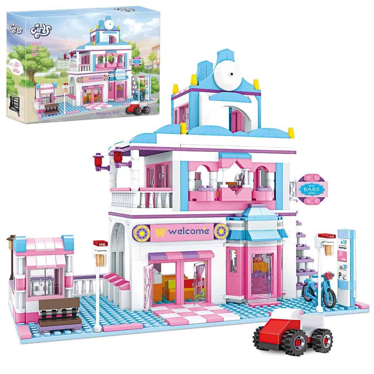 BRICK STORY Dream Girls Friends Shopping Mall Building Set