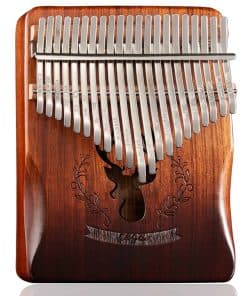 Kalimba 21 Teclas Piano de Pulgar de Madera de Zebrano