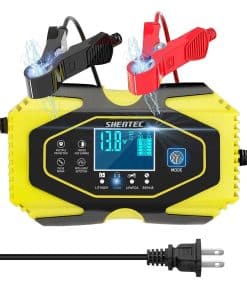 Cargador de batería y mantenedor de carros Shentec 12V 6A /