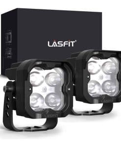 Luz antiniebla LED LASFIT SAE, 3 pulgadas, 18W, 6196K