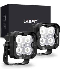 Luz de Punto LASFIT LED Pods, 3 pulgadas 18W Luz LED 6276K
