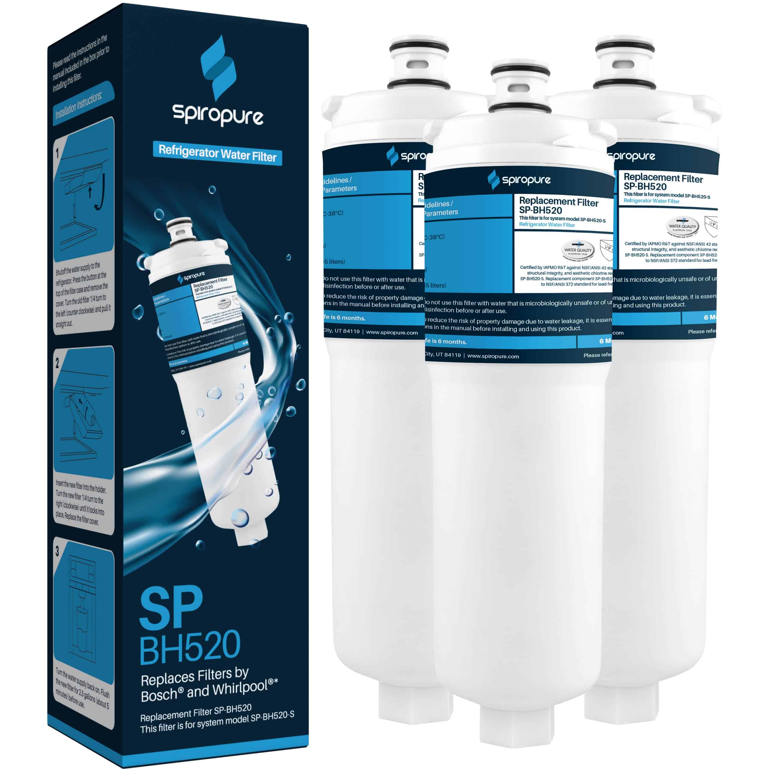 Filtro de agua para refrigerador SpiroPure SP-BH520
