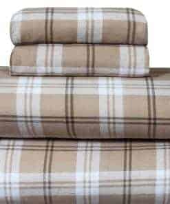 Juego de sábanas de franela 100% algodón -Richmond