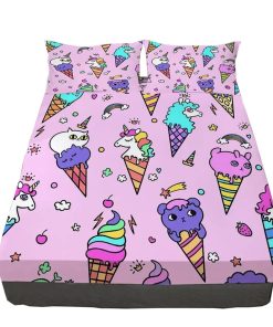 Juego de Sábanas Decorativas de Microfibra Suave y