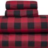 Juego de sábanas de franela 100% algodón -Buffalo Check