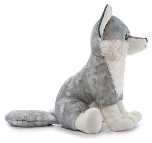 Peluche de lobo gris de The Petting Zoo, -Gris - Imagen 8