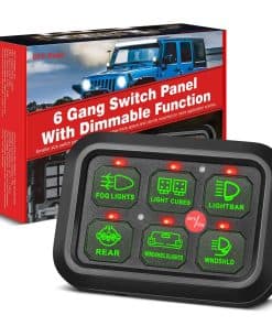 Panel de Interruptores de 6 Vias Automático Dimmable,