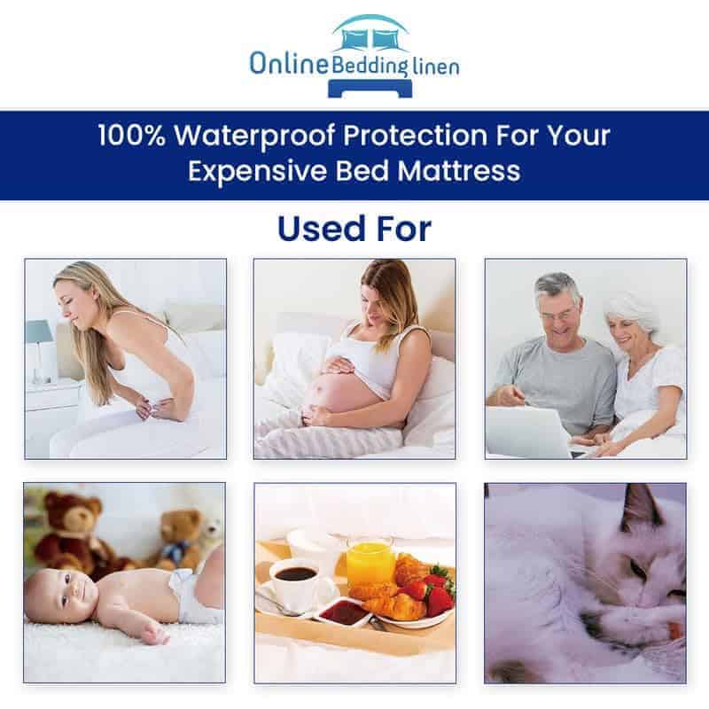 Protector de Colchón Transpirable Impermeable de Algodón - Imagen 8