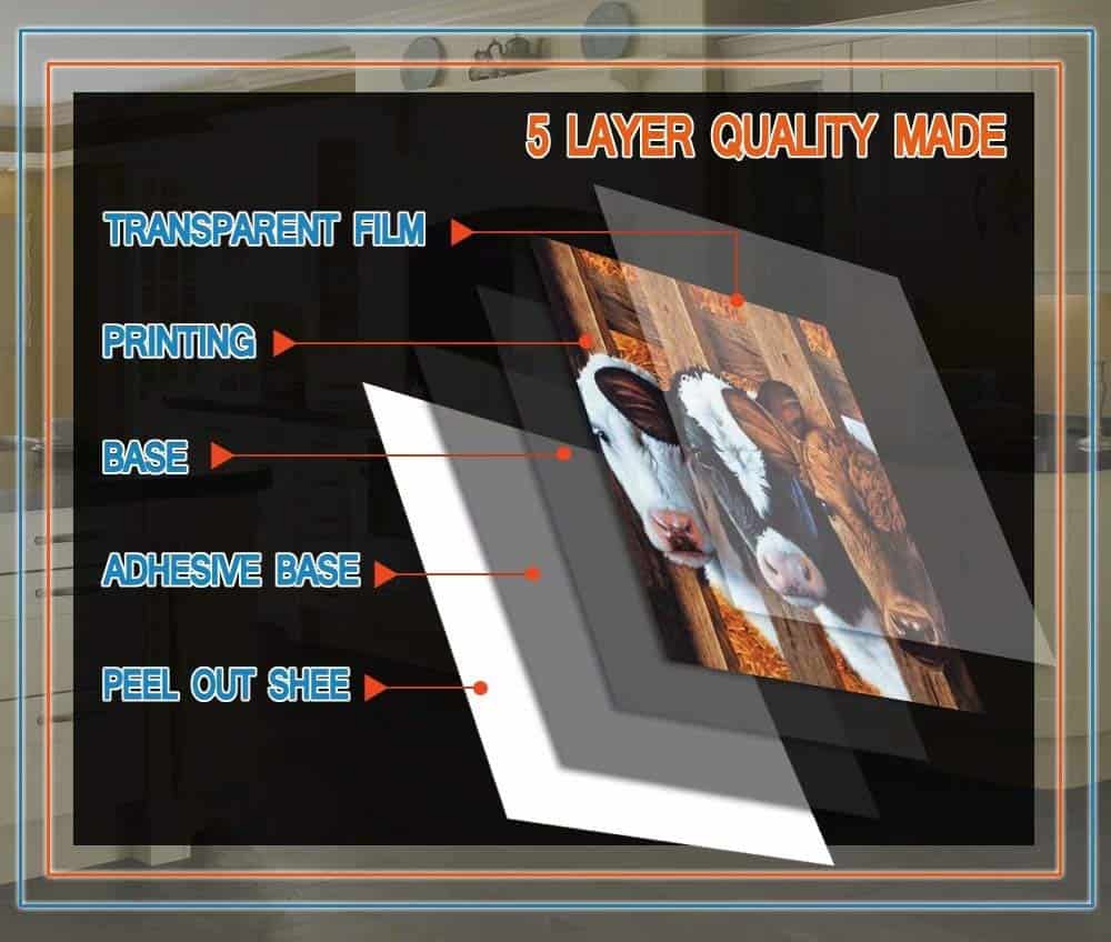 Calcomanía magnética del Lavavajillas de Cocina con Vaca - Imagen 4