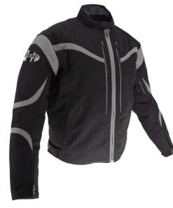 Chamarra Joe Rocket Crossfire para Hombres (Negro/Gris,